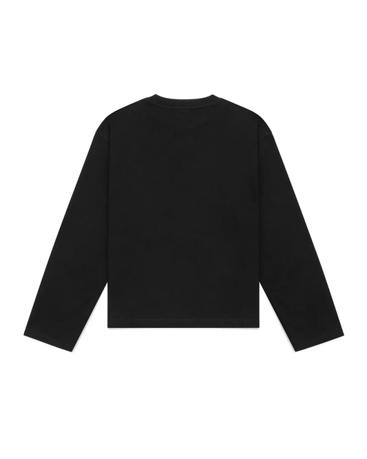 SCRIPT LONGSLEEVE BLACK