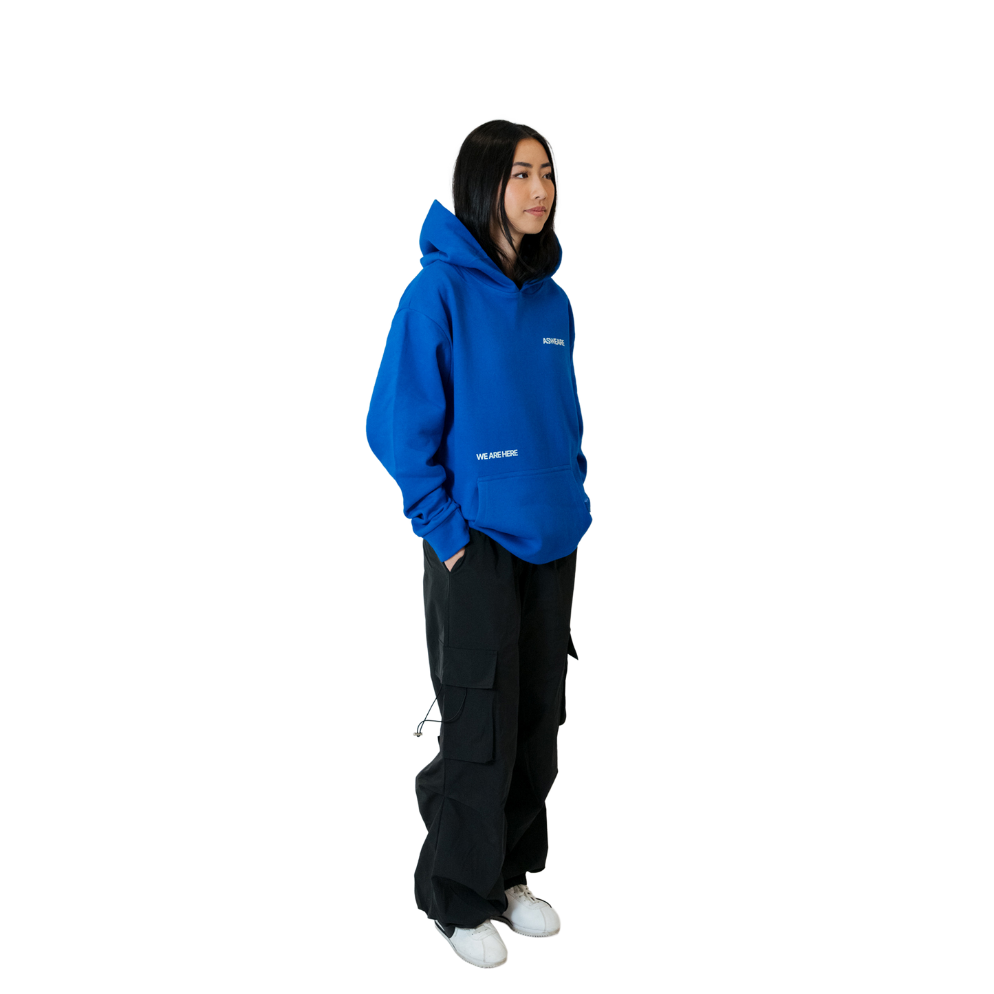 Here Hoodie Royal Blue