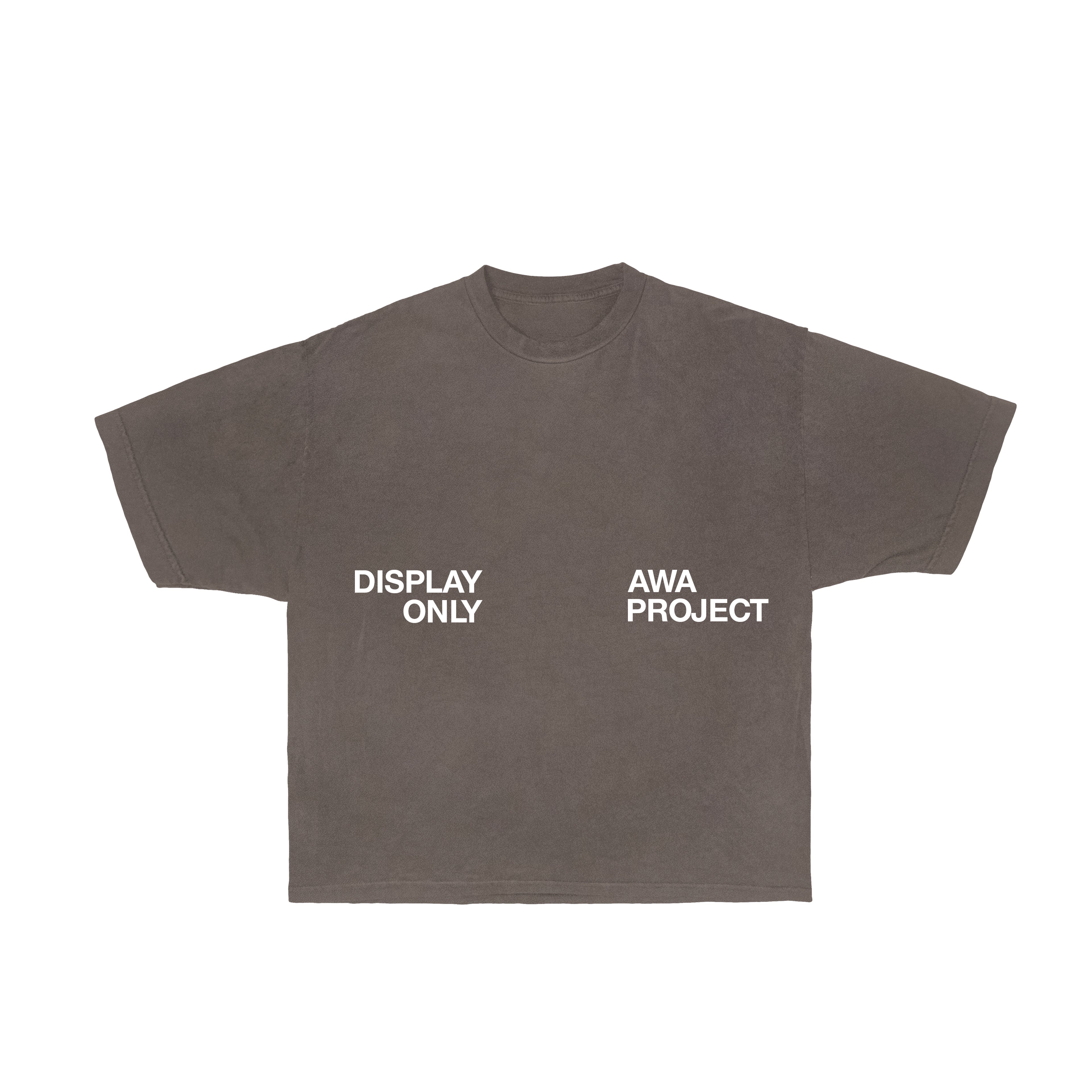 DISPLAY ONLY TEE BROWN