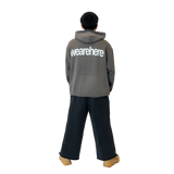 Here Hoodie Cement Grey 4