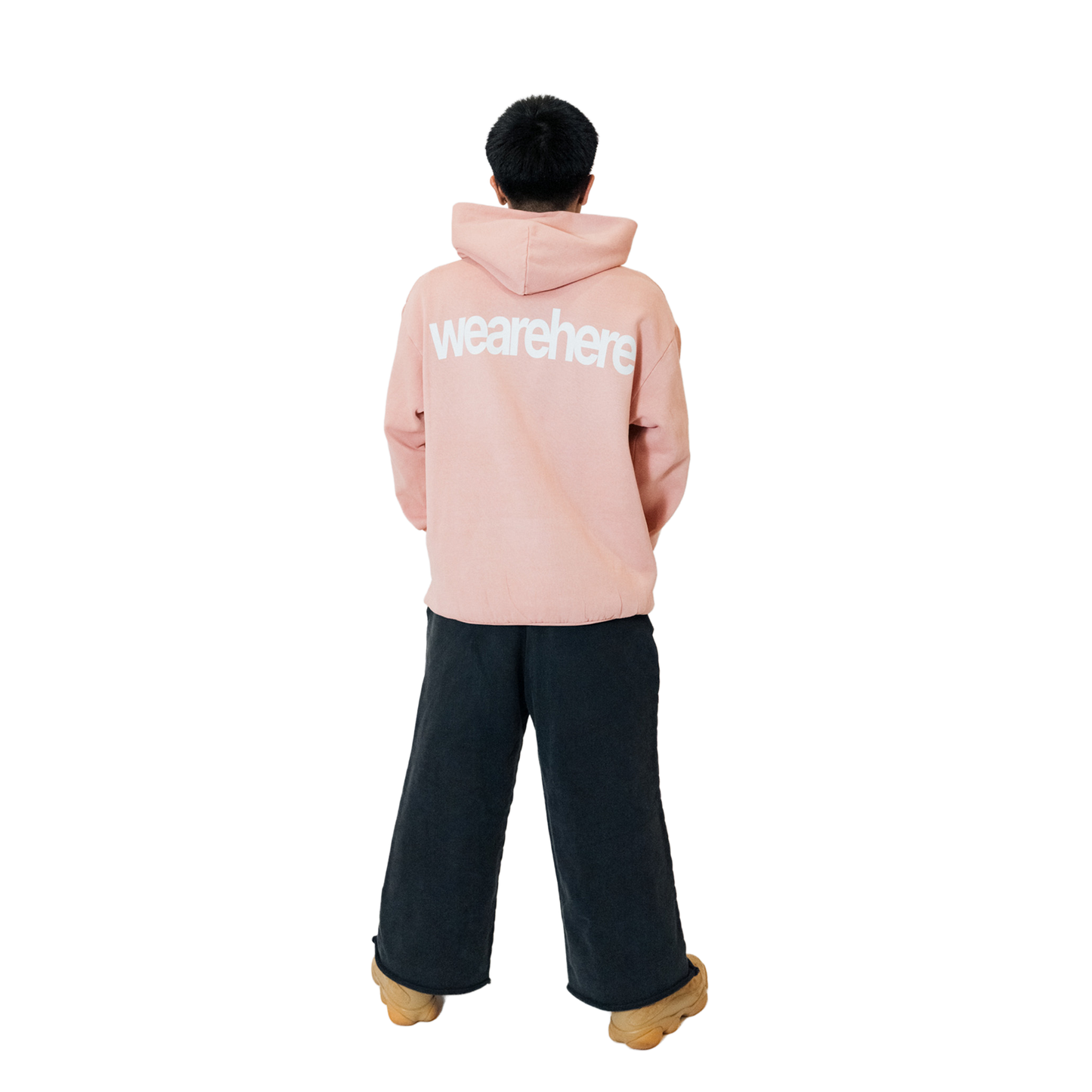 Here Hoodie Rose Pink