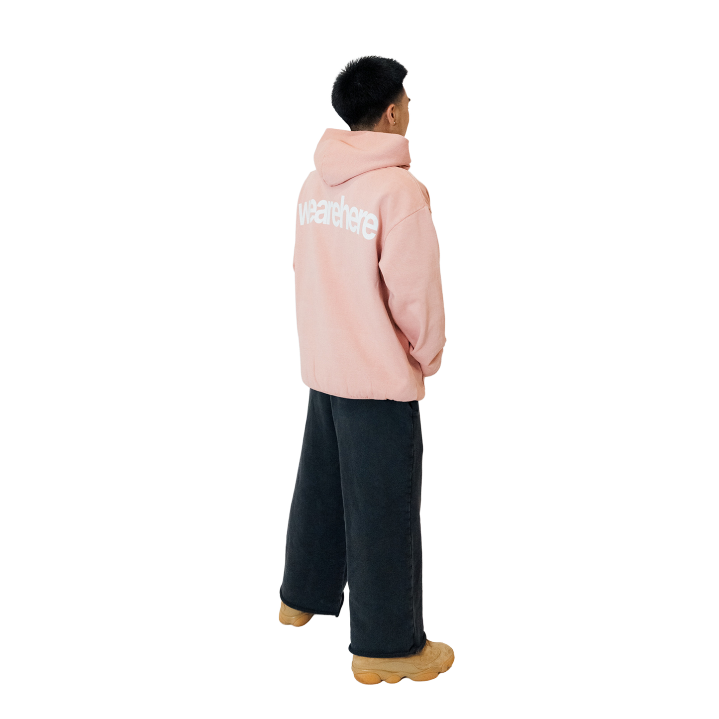 Here Hoodie Rose Pink