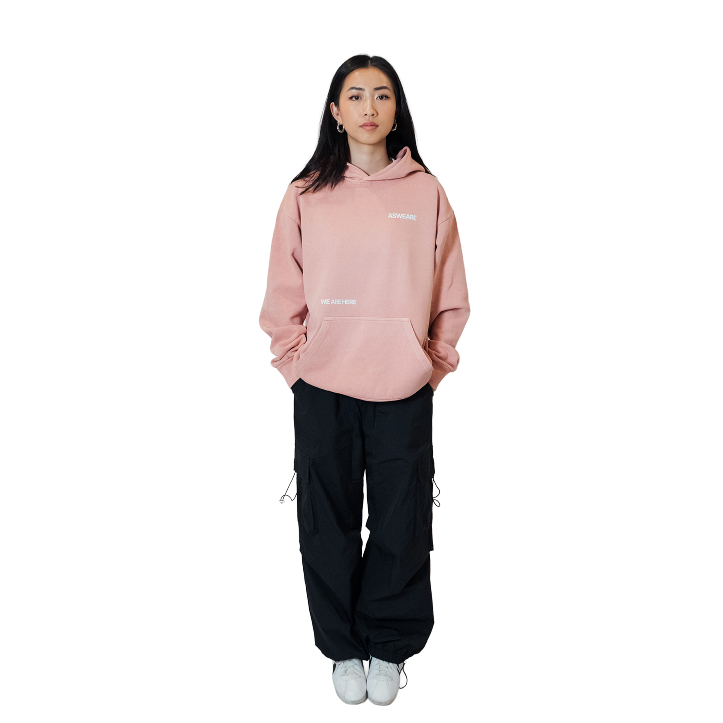 Here Hoodie Rose Pink