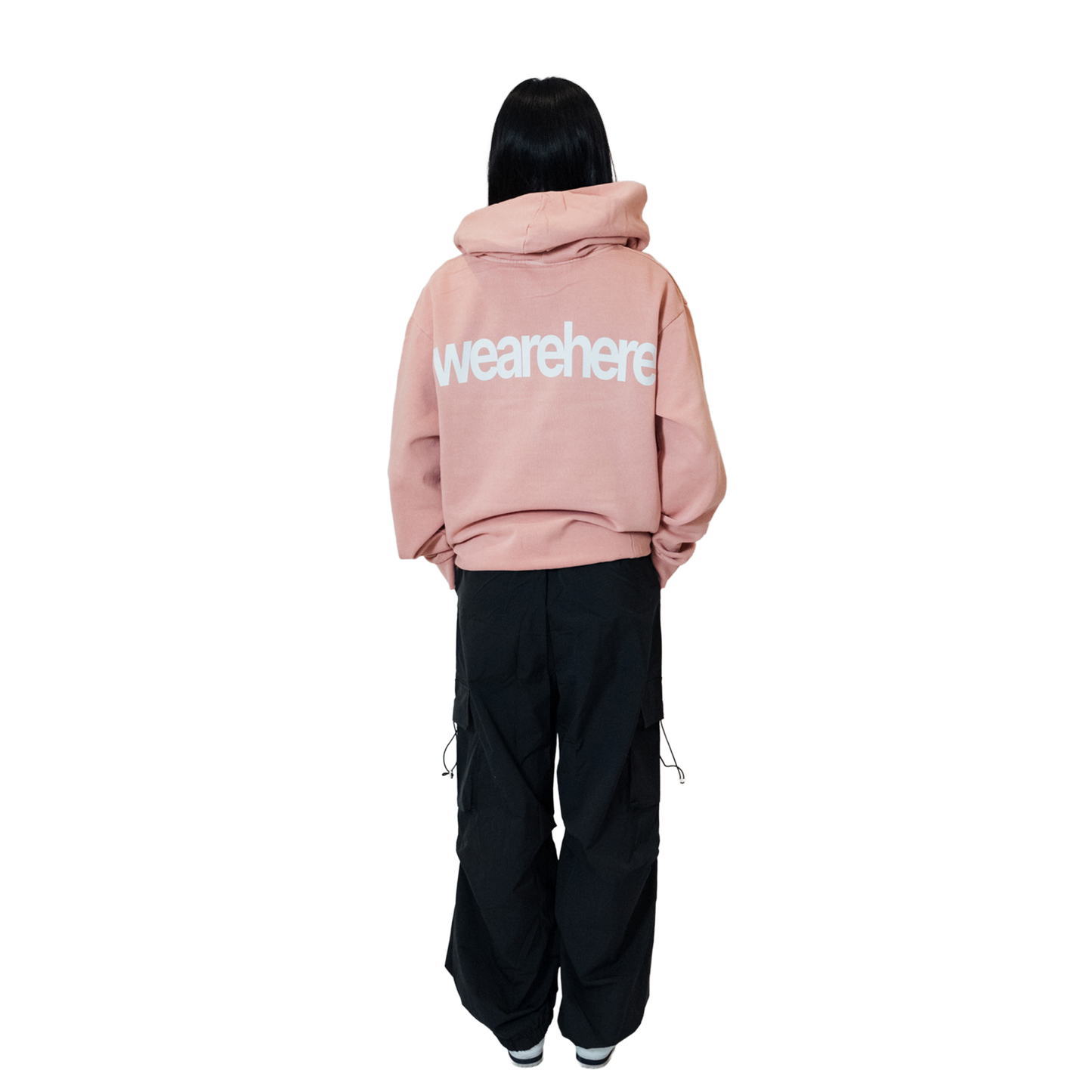 Here Hoodie Rose Pink
