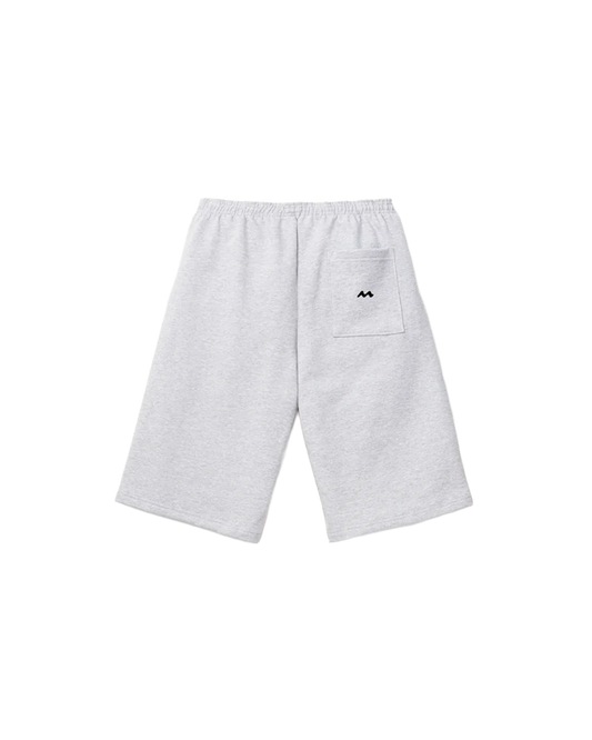 EXTRA WIDE SWEAT SHORTS GREY