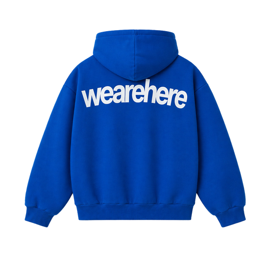 Here Hoodie Royal Blue