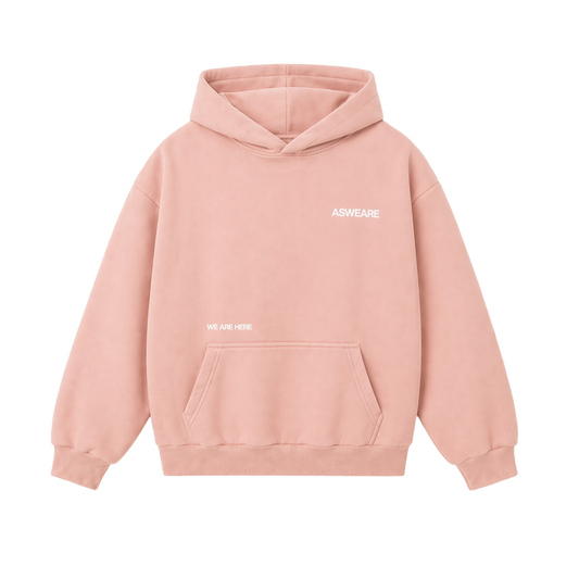 Here Hoodie Rose Pink