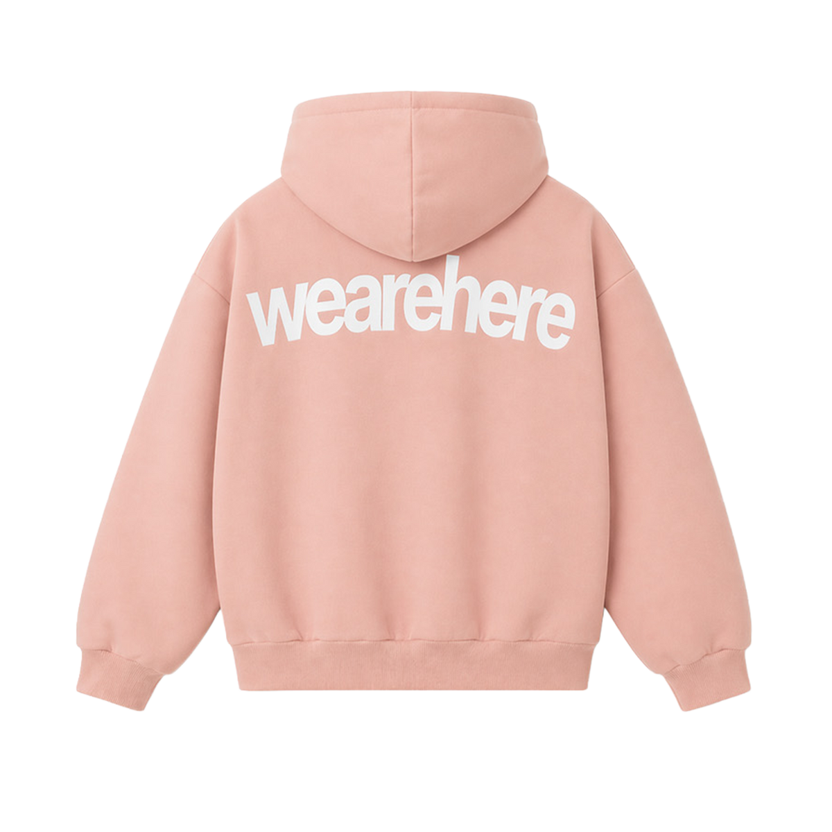Here Hoodie Rose Pink