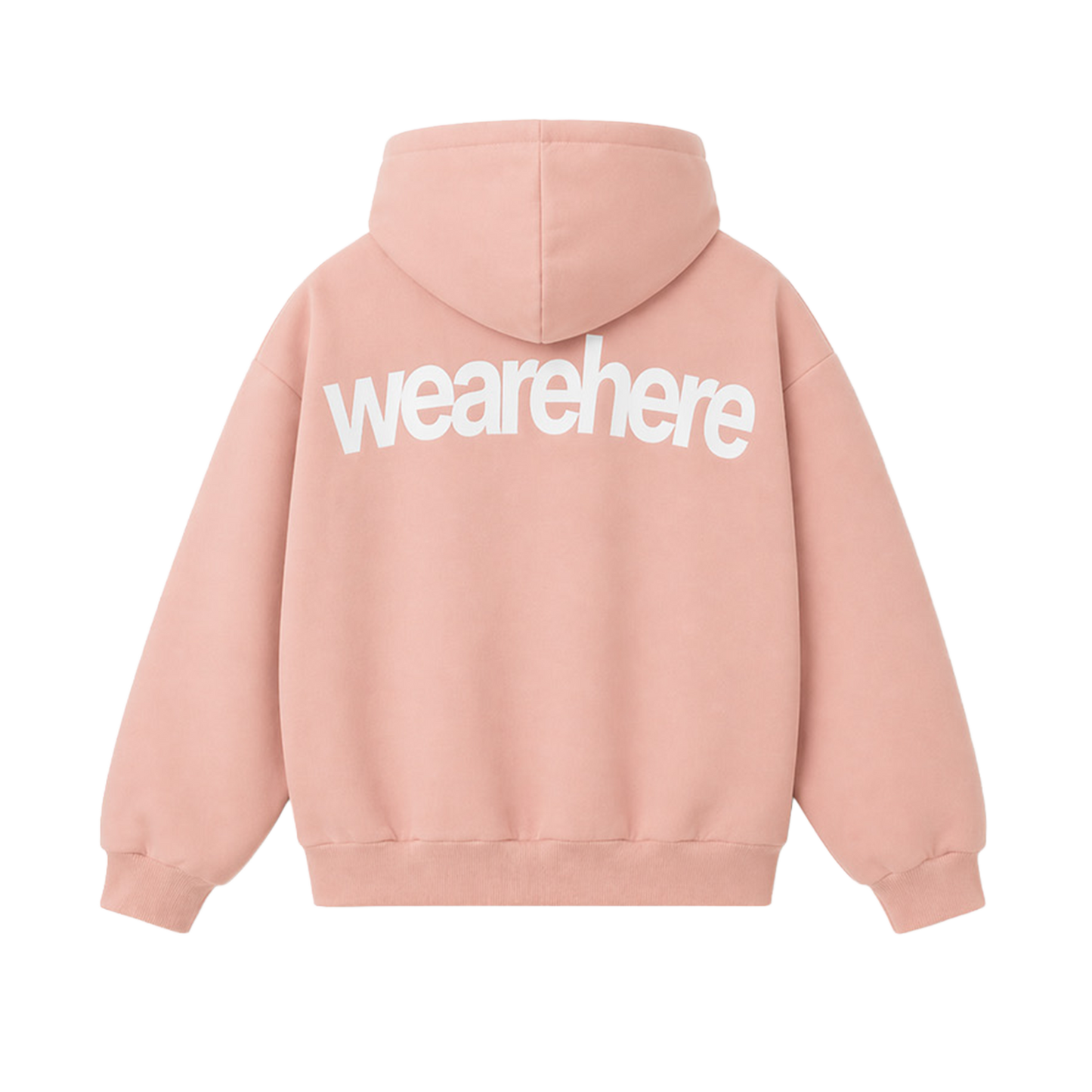 Here Hoodie Rose Pink