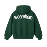Here Hoodie Forest Green 1